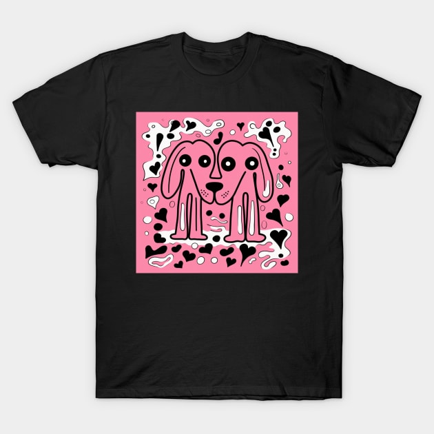 Funny Keith Haring, Dog Lover T-Shirt by Art ucef